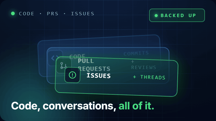 GitSec backs up open and closed PRs